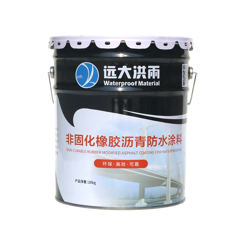 Used for roof engineering waterproof coating factory direct sales of non - curing rubber asphalt waterproof coating