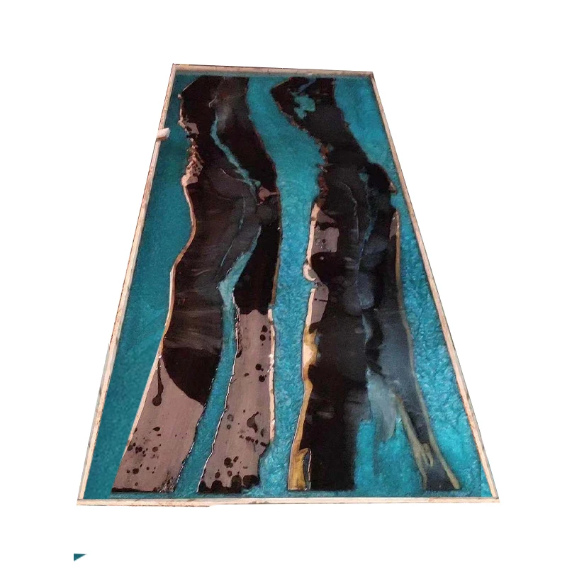 
Transparent liquid art 3d flooring epoxy resin / epoxy table top resin 