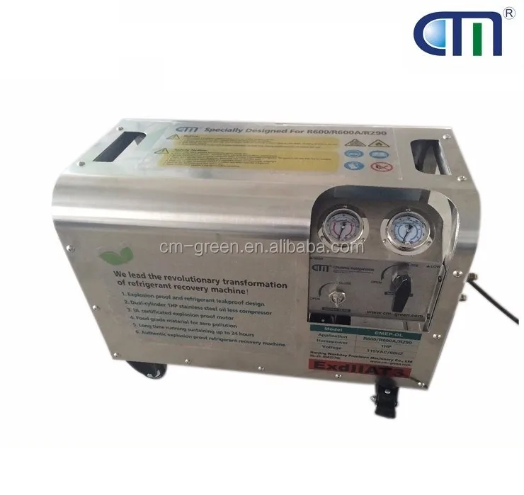 Factory Direct Sale Oil Extraction Recovery Pump 1HP Oil Less Refrigerant Recovery Machine