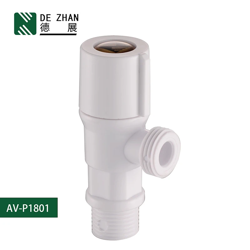 High Quality Two Way Plastic Water Angle Cock Valve