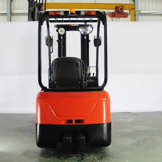 Seated drive 1500kg small electric forklift with solid tyres