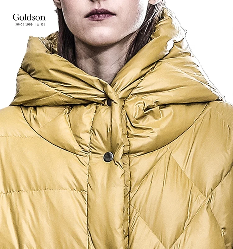 New fashion wholesale ladies jackets hooded womens winter down puffer parka