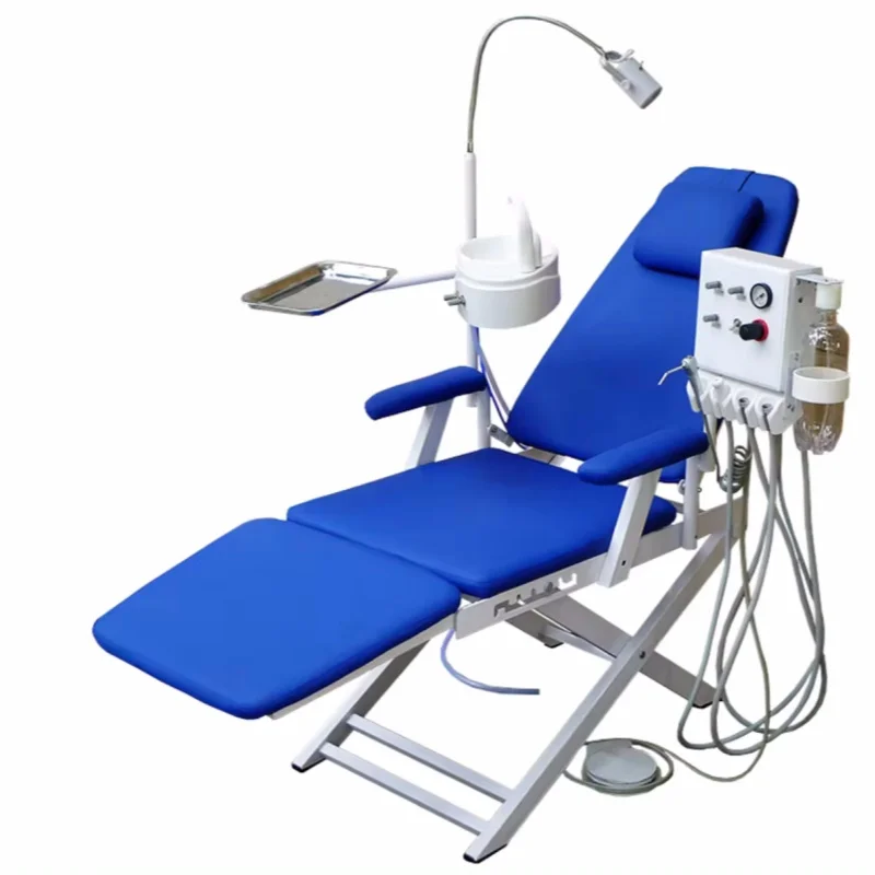 Plan B for dentist portable folding dental chair mobile dental unit custom accept portable dental chair with dental turbine