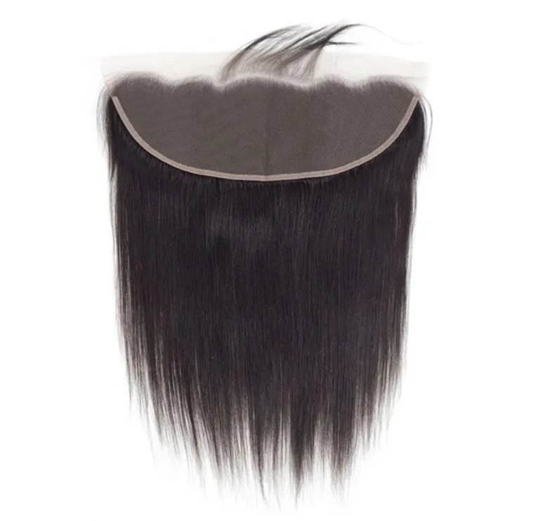 Qingdao Lidu Virgin human hair natural color straight 13x6 HD lace frontal