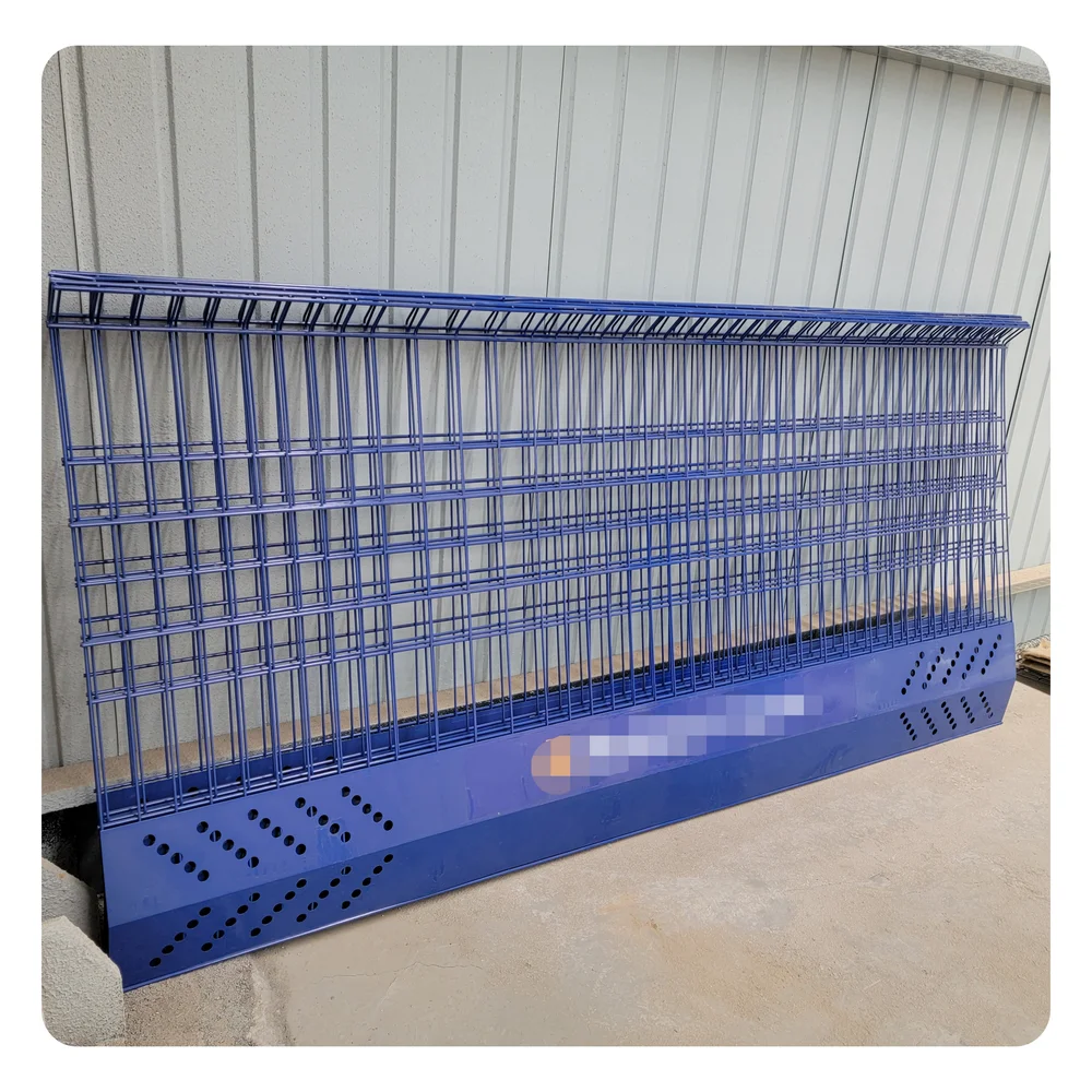 Popular Power Coated Edge protection fence galvanized wire mesh panels for construction site