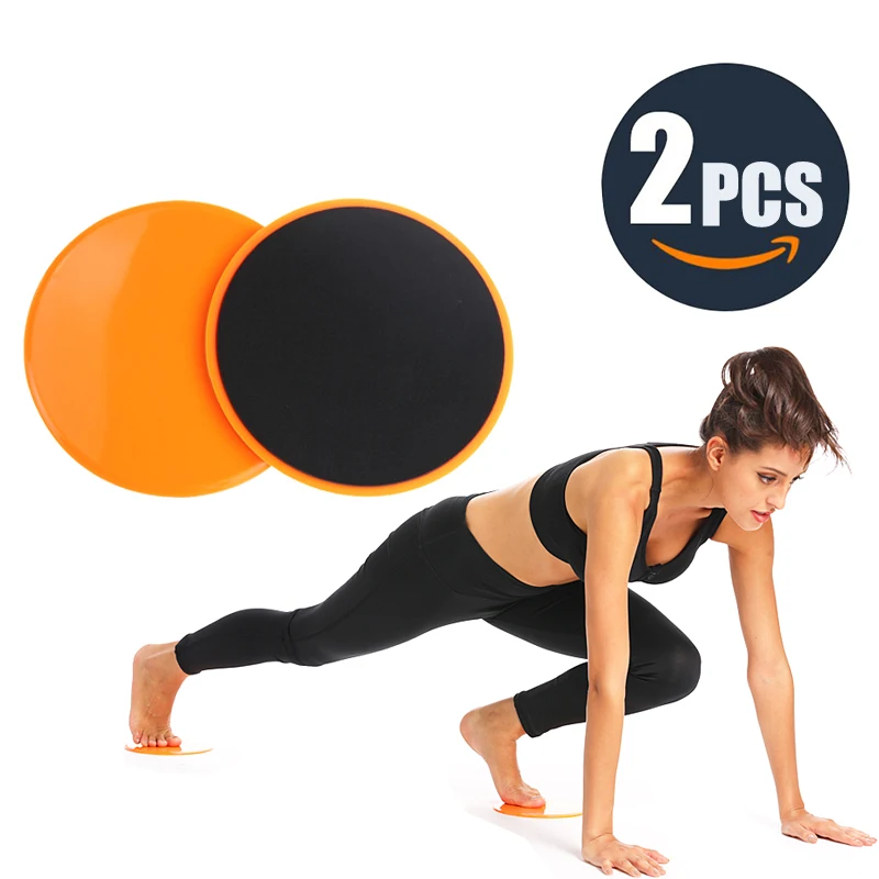 
2Pcs Professional Gliding Discs Yoga Slider Fitness Disc Exercise Sliding Plate Pilates workout Abdominal Training Equipment 