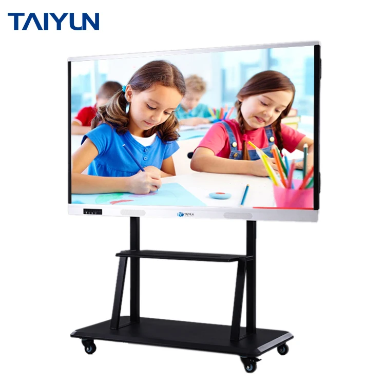 Anti Glare 65 75 86 Inch IR Multi Touch Smart Whiteboard Interactive Touch Screen Smart TV