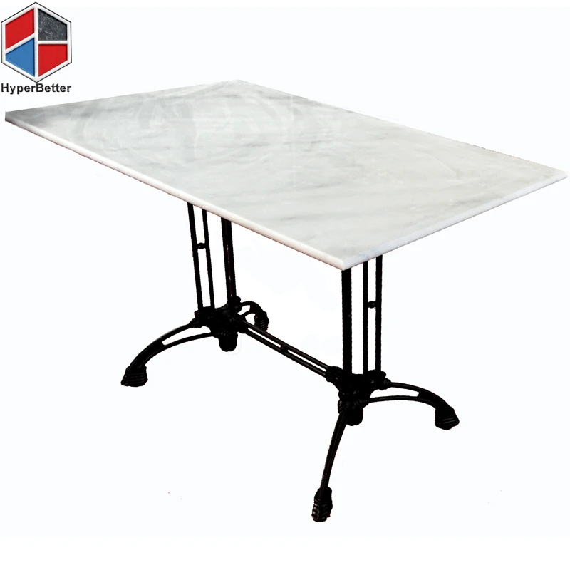 Wholesale 120cm rectangular 8 seater marble dining