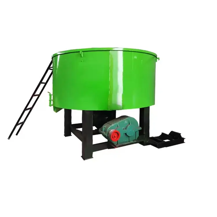 Boiling Small Self-loading Castable Brick Pan Type Mortar Mixer Price China Manual Forced Action Hydraulic Pan Mixer with Large