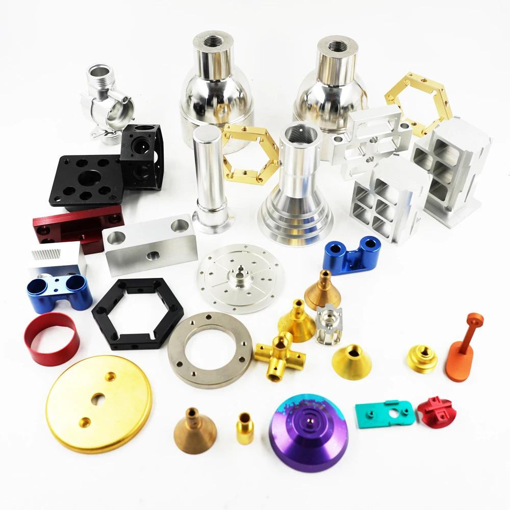 Customized 5 Axis CNC Milling Center Machining High Precision Metal  Parts with Aluminum Anodized Service