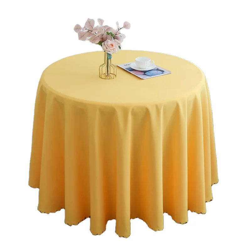 Круглая Высококачественная скатерть из полиэстера 120 дюйма для свадьбы банкета