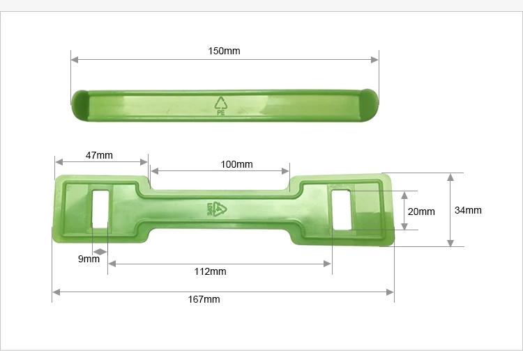 2024 POP Plastic Handles and colored plastic handles /A-4 handles/Plastic Handles