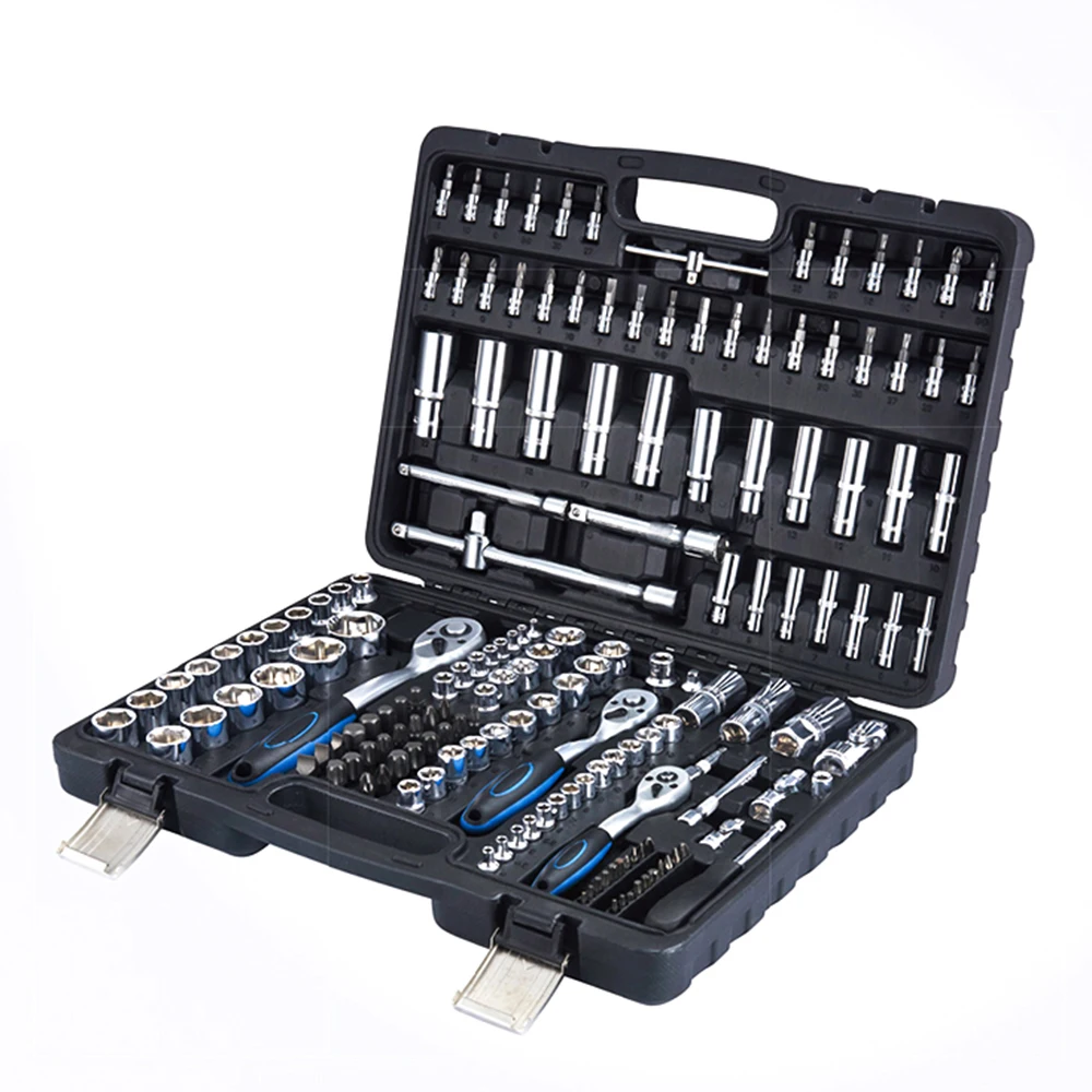 Maxtop 172 шт. хорошее качество ремесло коробка инструментов 72 зубья 1/4 "и 3/8" 1/2 "dr. Набор торцевых гаечных ключей