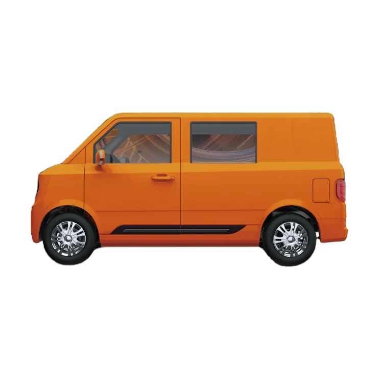 New Energy Automotive 2350mm Wheel Base Double Row Mini Electric Delivery Car For Adults
