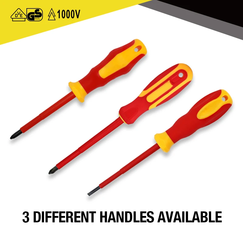 VDE GS 5 piece 1000V Insulated Screwdriver set Safety Insulated Tools Screwdriver Set VDE electrician tool set