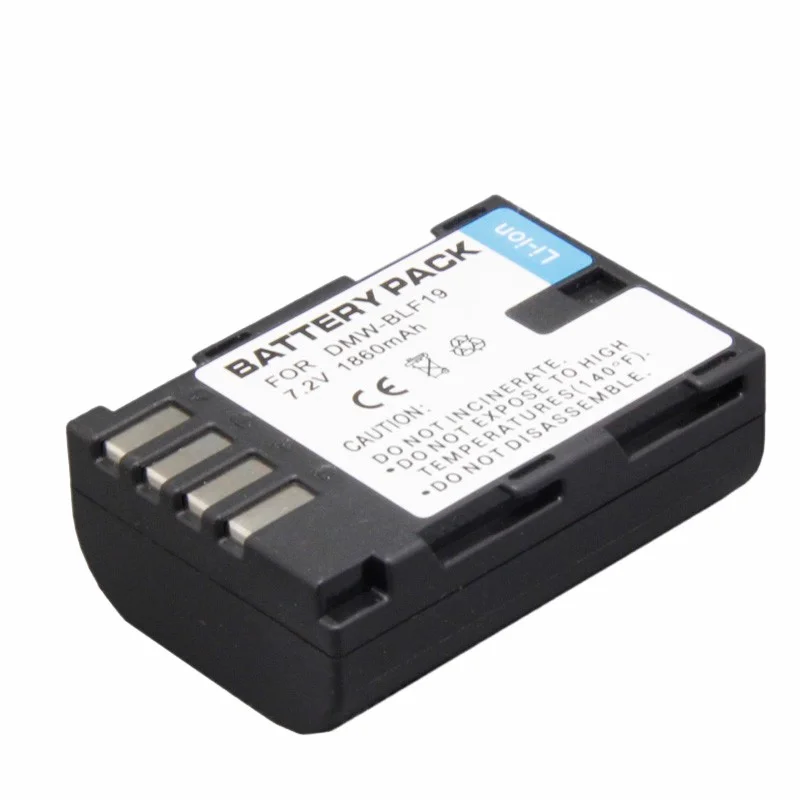 1860mAh  7.2V For Pana Video Camera Battery Blf19 Dmw-blf19 Dmc-gh3 Dmc-gh4 Gh5