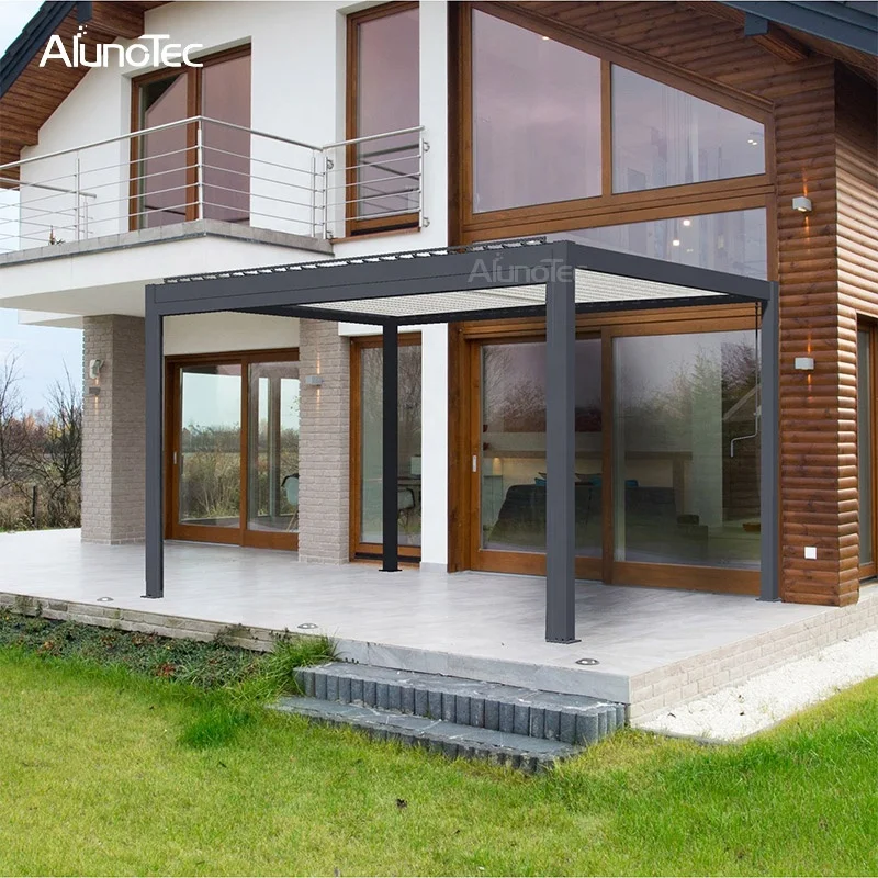 Adjustable Waterproof Louvers Aluminum Pergola for Alfresco