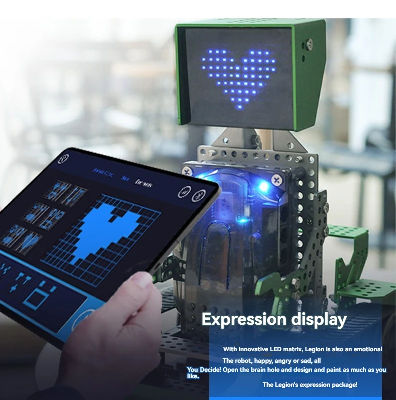 Six in one programming learning robot educational toy morphing remote control robot