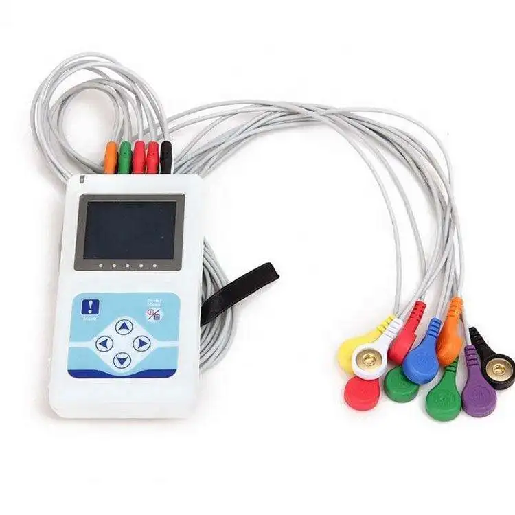 Holter ECG Monitor Price 12 Channels Ambulatory ECG Device  For 24Hours