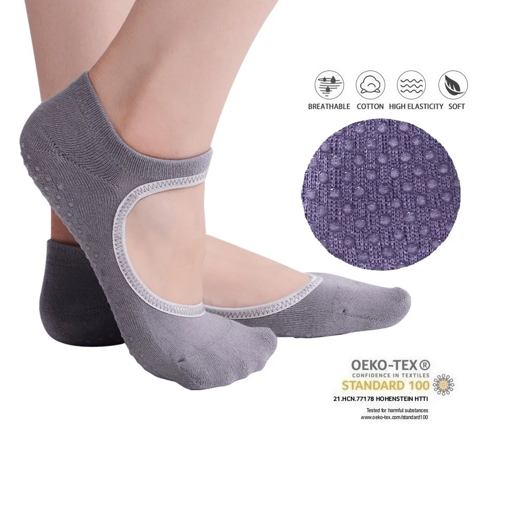 Women Non Slip Barre Ballet Socks Non Skid Grip Pilates Half ,Full Toe Best Yoga Half,Full Toe Yoga Pilates socks