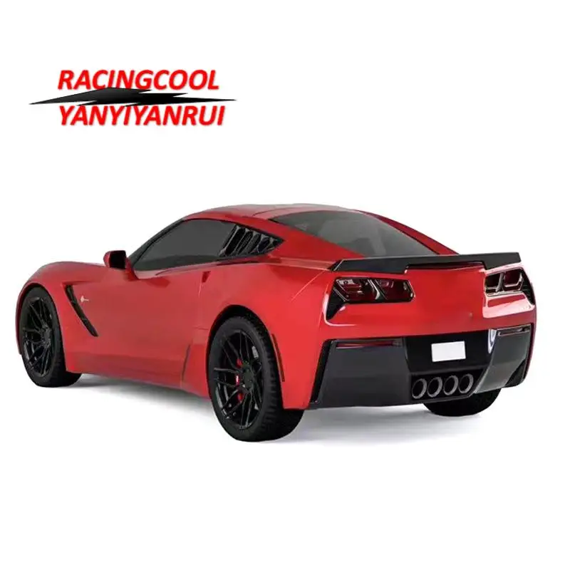 Automobile Personalized Modification ABS plastic Classic Leaf Window Louvers For 14-17 Corvette C7