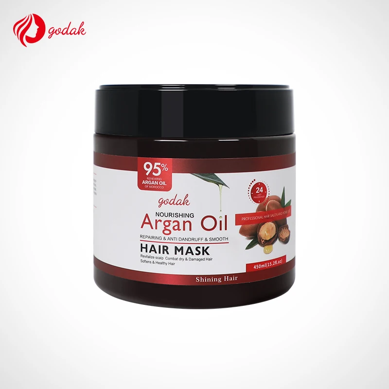 High Quality Natural Hair  Not Allergic Argan Oil  Mask To Protect The Scalp Shine Curly Hair Mask