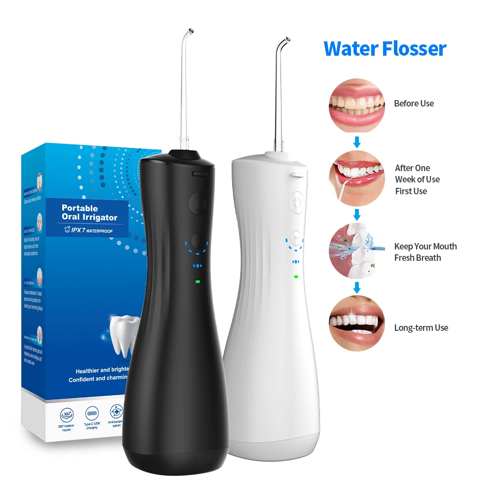 250ml Water Tank Waterproof Tooth Care Dental Flosser Water Dental Water Jet Oral Irrigator