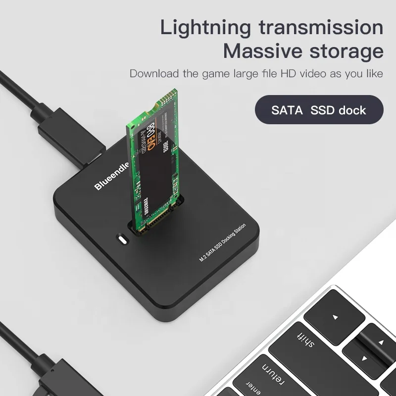 Портативный внешний жесткий диск ssd адаптер hdd Caddy m.2 Внешний 1 ТБ SATA usb NVME корпус SSD