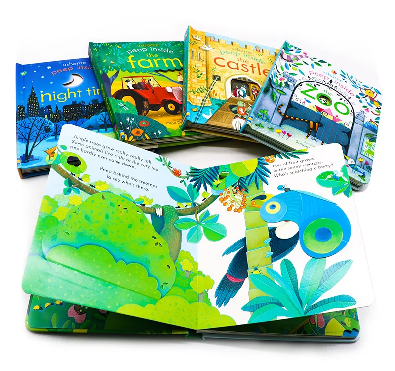 Wholesale customized design 3d art paper lion pop up books hardcover kids book printing for children