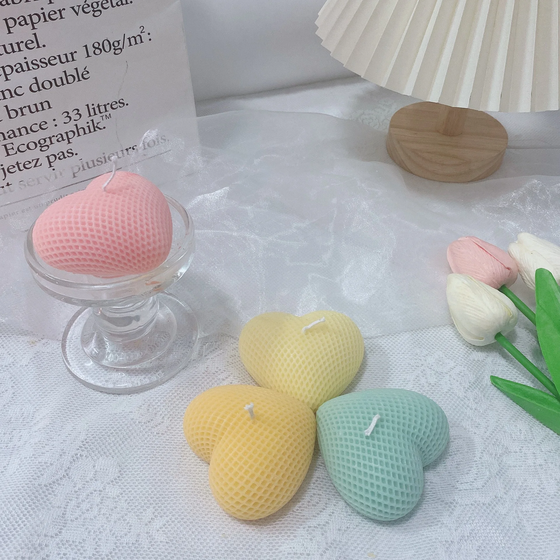 Heart-shaped Scented Candles Luxury Scented Candles Handmade Creative Heart-shaped Scented Candles