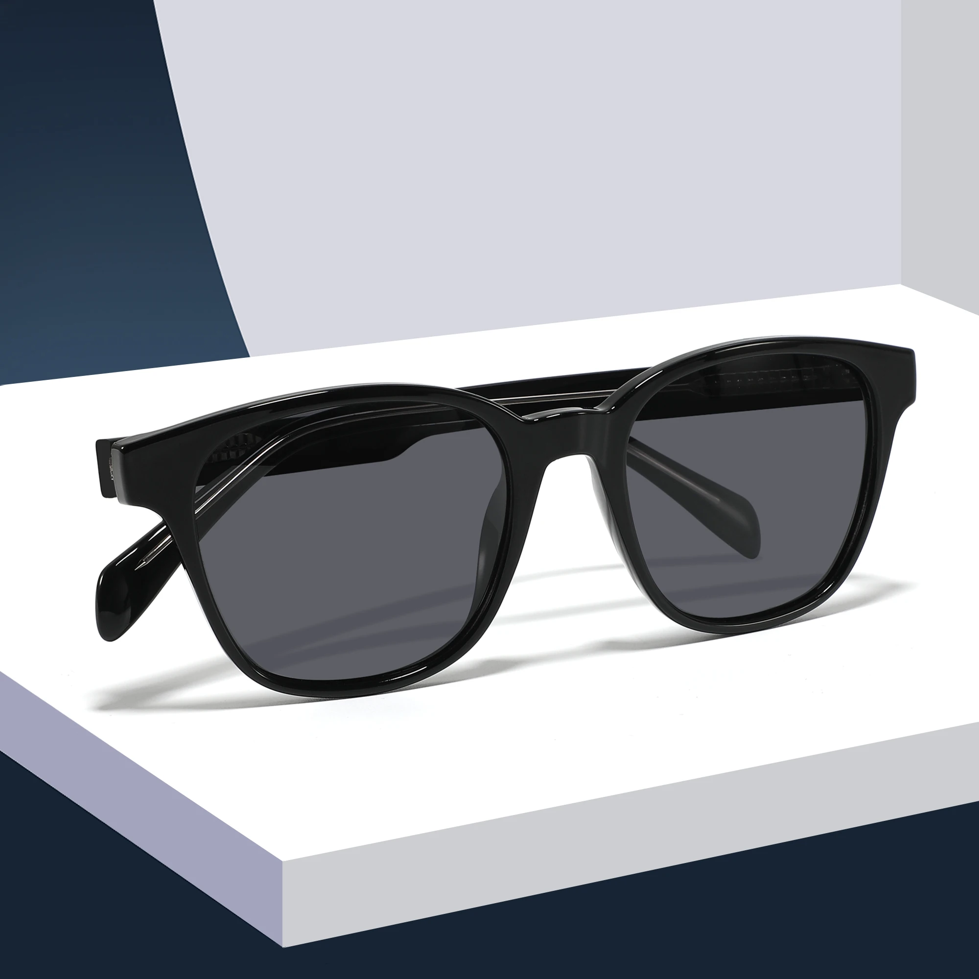 High Quality TR90 Polarized Custom sunglasses ogo 2024 Acetate Sunglasses square Frames Sunglasses Men Women