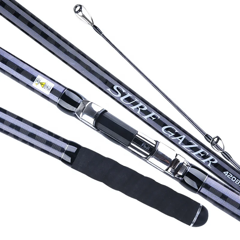 FJORD Customized Carbon Telescopic Fishing Rod 4.2m 4.5m High Strength for Beach & Lake Jigging for Carp & Bass Species