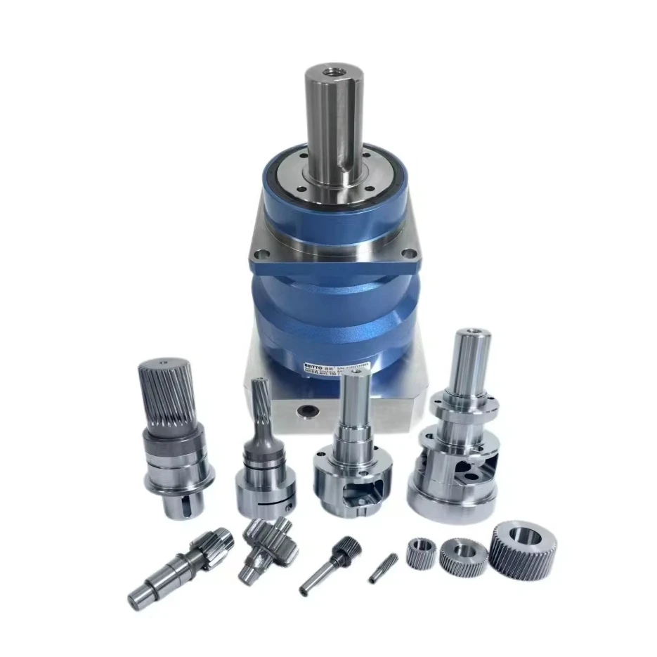 High Precision Torque low Noise Helical Gear Planetary Reducer Speed Gearboxes Transmission AHS for Servo Motor