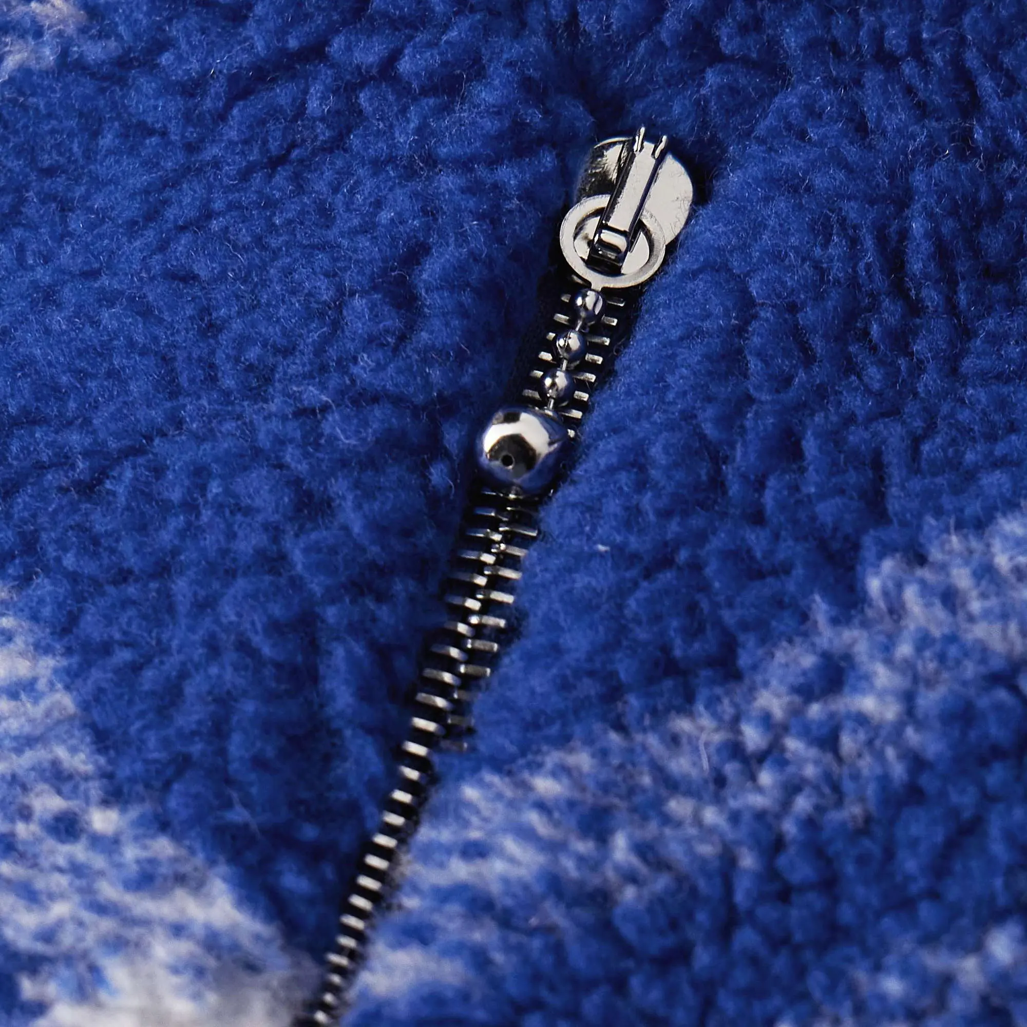 Unisex Streetwear Custom Embroidery Logo Patchwork Jacket Heavyweight Zip Up Winter Fleece Jacket Men