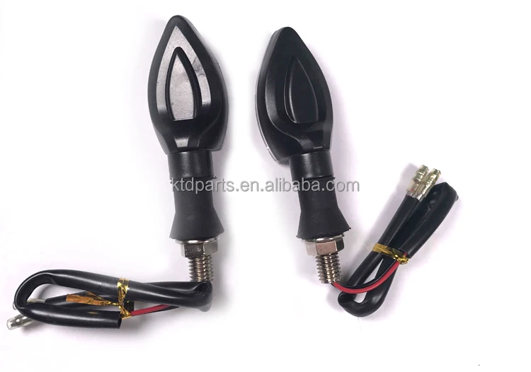 KTD E-marked E Mark Universal Scooter LED Indicators Turning Lights Winker Lamp Motorcycle Directional Turn Signal Light