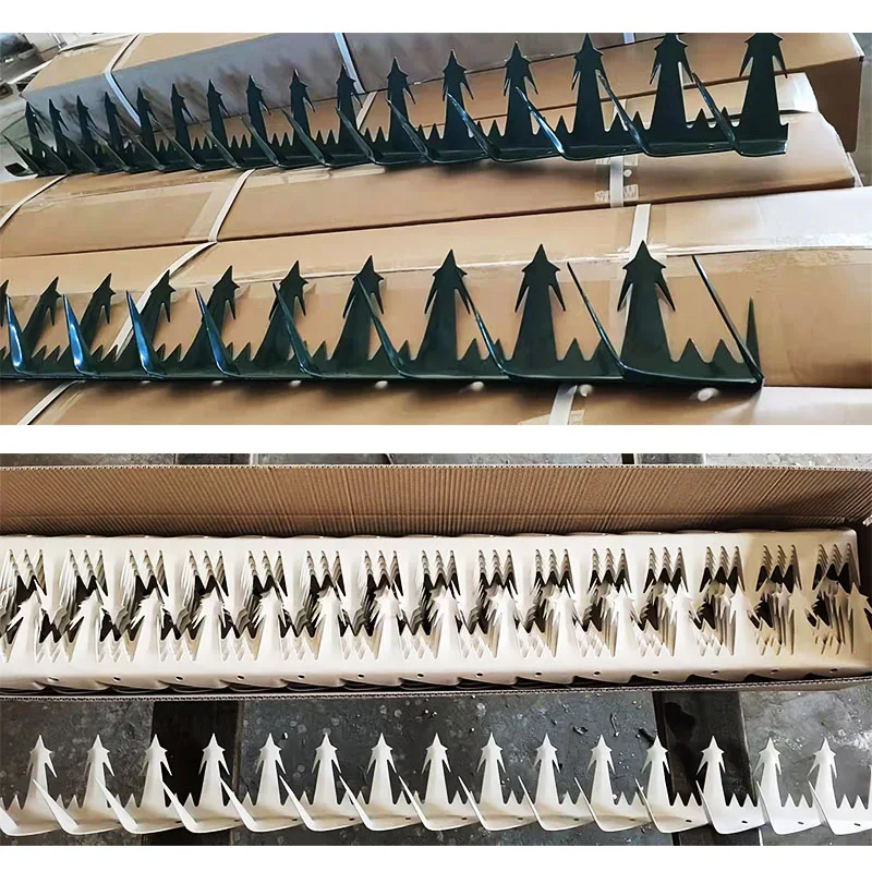 High Quality Powder Coated Hot Dipped Galvanized Wall Spikes Metal Anti Climb Fence Security Spikes Anti Climb Spikes
