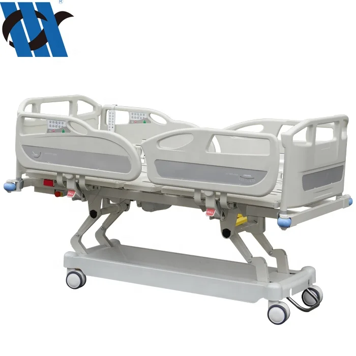 YC-5618K(I) Manufactured Nursing Hospital Bed Electric ABS Board Five Functions ICU Patient Bed