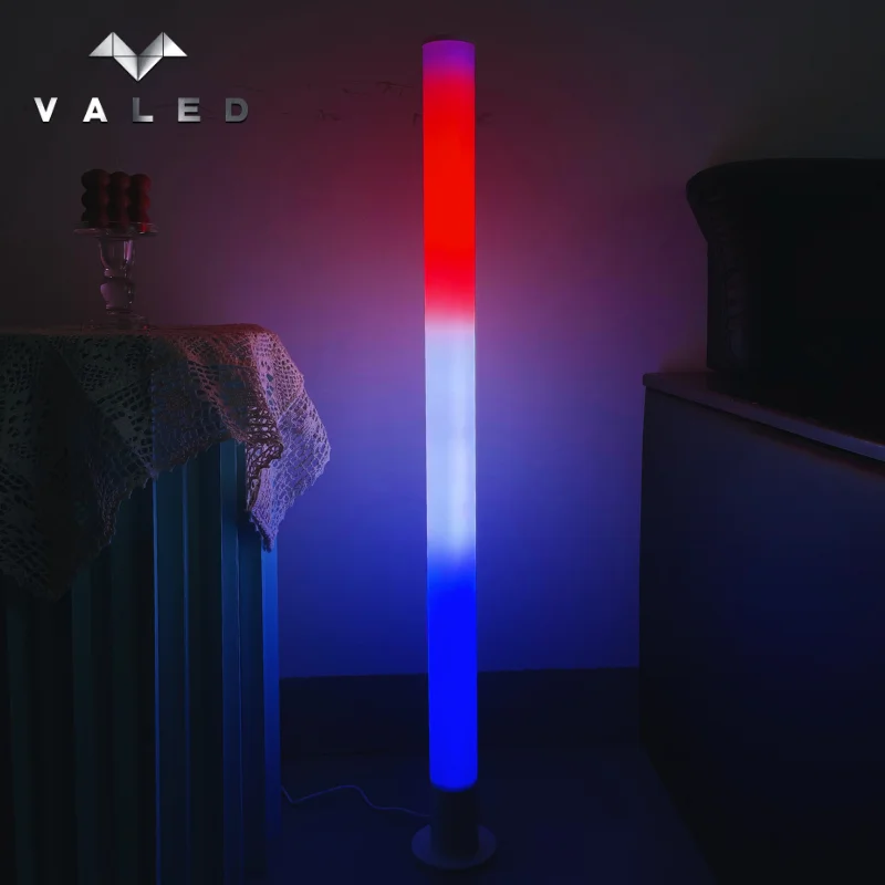 Led 360 degree  Floor Lamp RGBW APP  Remote Control Modern Nordic Multicolor Luxury Luminous Light for home decor