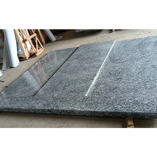 European Style Tombstone and Monument Natural Stone Wave White Granite Design Tombstone