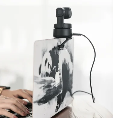 OBSBOT Tiny PTZ Webcam AI-Powered Framing Full HD1080p Webcam Video Camera with Dual Omni-Directional Mics Gesture Control