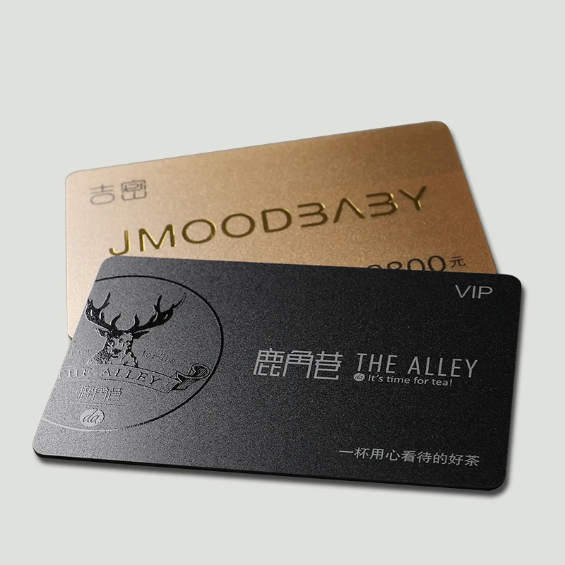 Custom Hotel Guest VIP Membership Card Plastic PVC Gift Cards Plastic With Logo For Supermarket Promotion