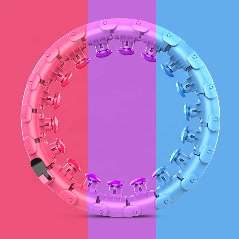 24 Knots Detachable Smart Weight Hula Ring Sport Hoop for Adults