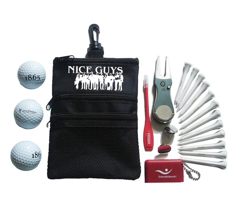 Golf Balls Bag New Fashion Custom Logo Color Factory Oem Golf Balls Holder gift Pouch Bag