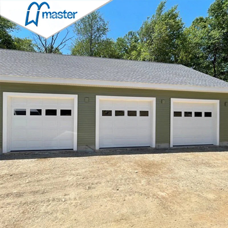 master well high quality  auto operation sectional doors  sectional garage door with openers