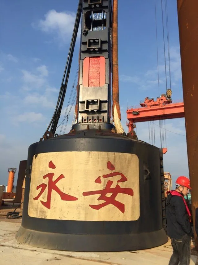
Yongan YC-40 hydraulic Impact hammer for piling 