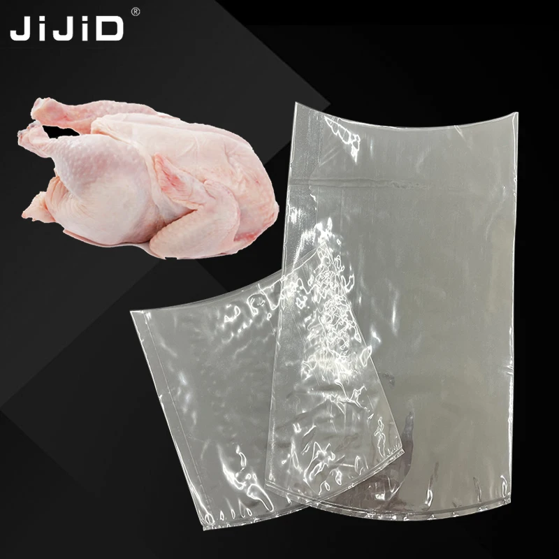 JIJID вакуумные термоусадочные пакеты для цельной курицы/птицы/мыла/индейки/стейка/сырого мяса/мясных костей/ребер/отбивной/сыра