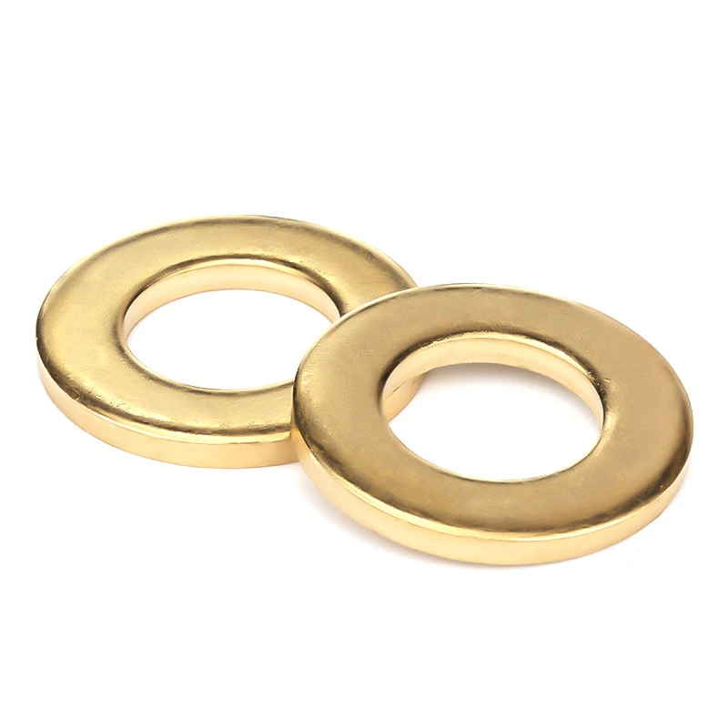 Large flat gasket brass screw copper ring seal washer M2 ~ M33 metal retaining
