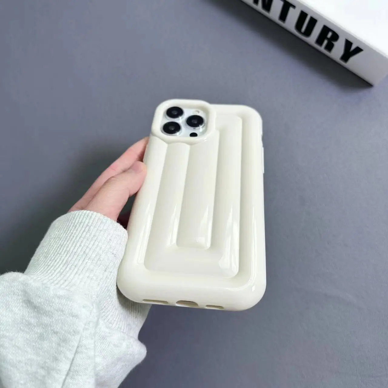 Luxury 3D Stereo Luggage Design Plating Phone Case For iPhone 14 13 12 11 Pro Max Soft TPU Solid Color Shockproof Cover