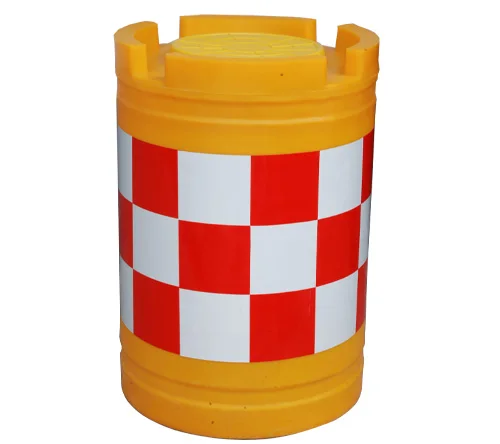 High Quality Road Safety Plastic Traffic Barrel Car Park Barrier Crash Traffic Drum