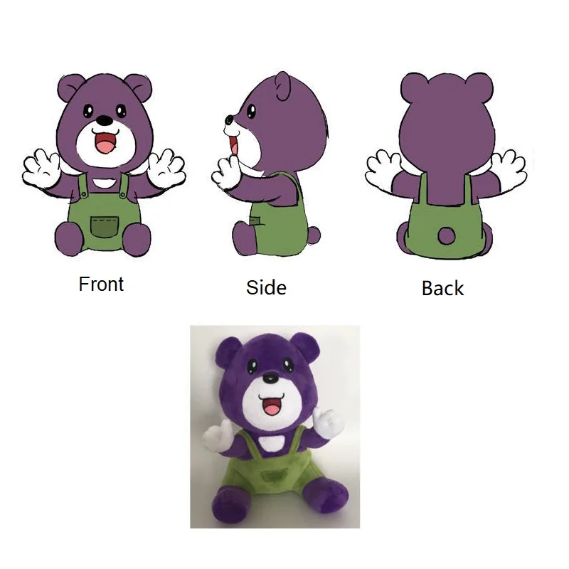 Promotion Plush Toy Manufacturer Custom Logo Soft Plush Human Doll Mascot Stuffed Animal